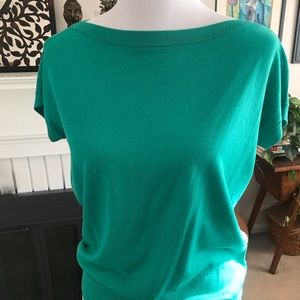 Boatneck knit top